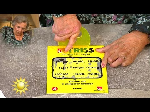 "Vet inte vad jag ska göra för Triss-vinsten" - Nyhetsmorgon (TV4)