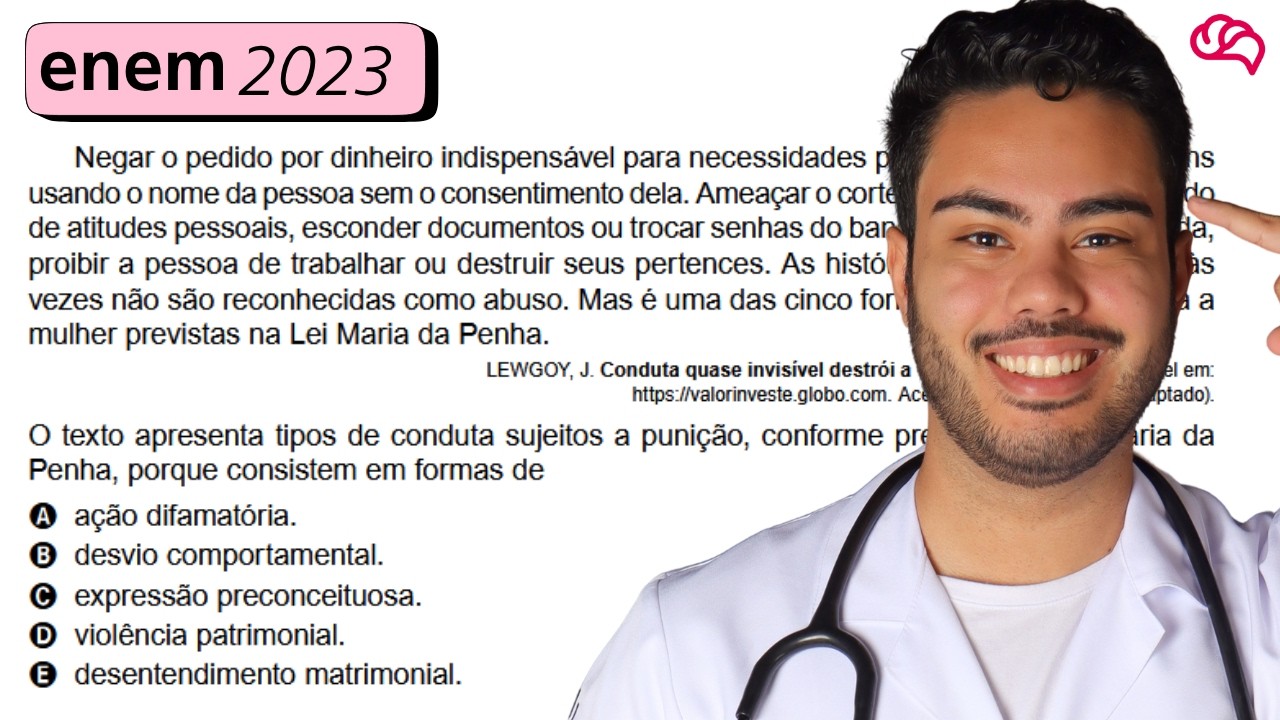 Resolução em Vídeo — Questão 60 ENEM 2023