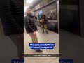 Shocking moment a man gets out a 'GUN' on London Underground