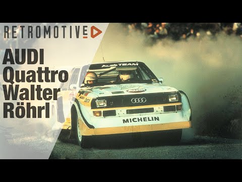 Driver Walter Röhrl - Audi Quattro