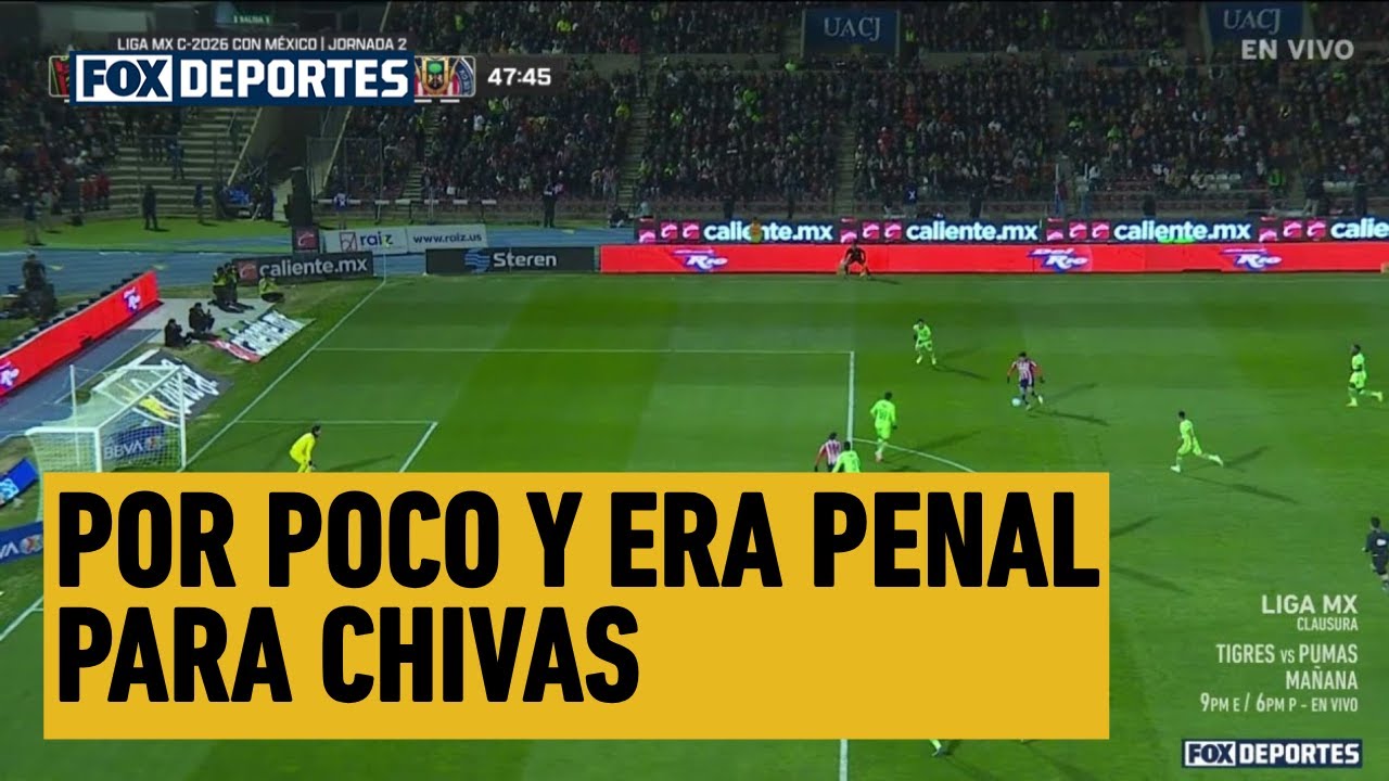 😱🥴 POR POCO Y ERA PENAL PARA CHIVAS | FC Juárez 0-0 Chivas | Jornada 2, Clausura 2026 | Liga MX