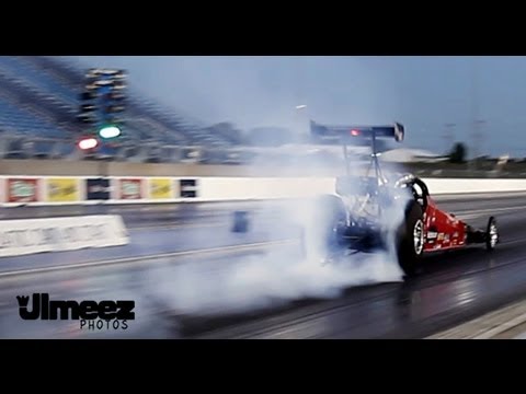 TOP DRAGSTER HAS CLUTCH PROBLEMS AT RT66 TEST N TUNE 9-27-13