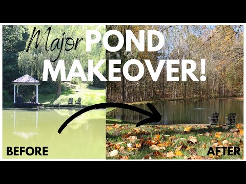 Pond Makeover ~ Pond Aeration System ~ The Pond Guy Pond Aerator