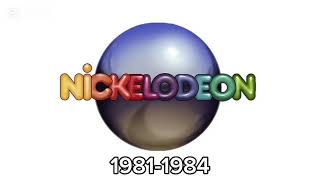 Nickelodeon historical logos reversed