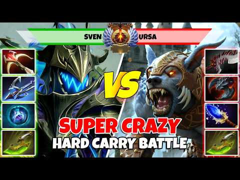 SVEN (Carry) vs URSA (Carry) - Epic Battle Of Immortal Rank Dota 2 Players - Z Dota 2