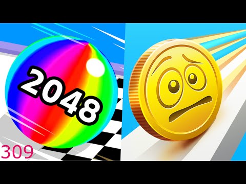 Ball Run 2048 Vs Coin Rush - Android iOS Gameplay - 309