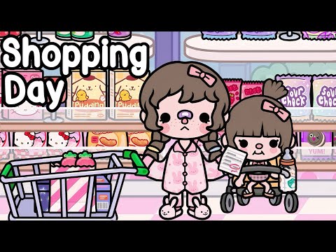 Shopping Day After Being Sick 🛒🍎 Bella & Mimi | Toca Boca Life Story
