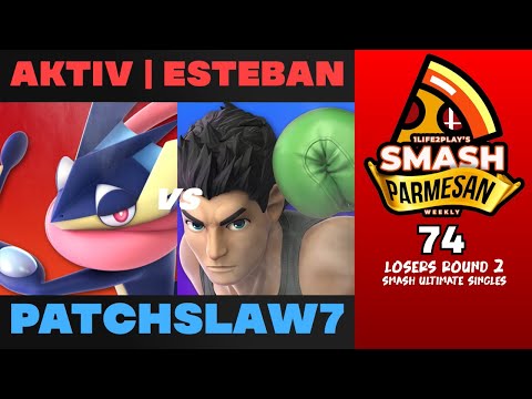 AKTIV  Esteban vs PatchSlaw7 - Smash Ultimate Singles Losers Round 2 Smash Parmesan 74 - Greninja vs