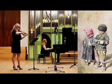 George Enescu / Sandu Albu - Adagio | Sara Stroici & Andreea Dobia