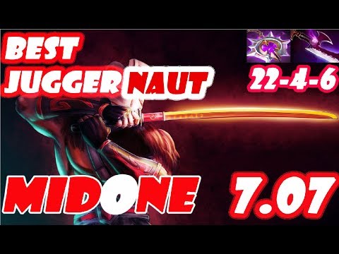 MIDONE -JUGGERNAUT PRO GAMEPLAY - 7.07b NEW PATCH - BEST JUGGERNAUT - DOTA 2