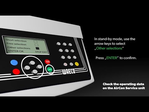 WAECO | AirCon Service Center (ASC) – Check operating data