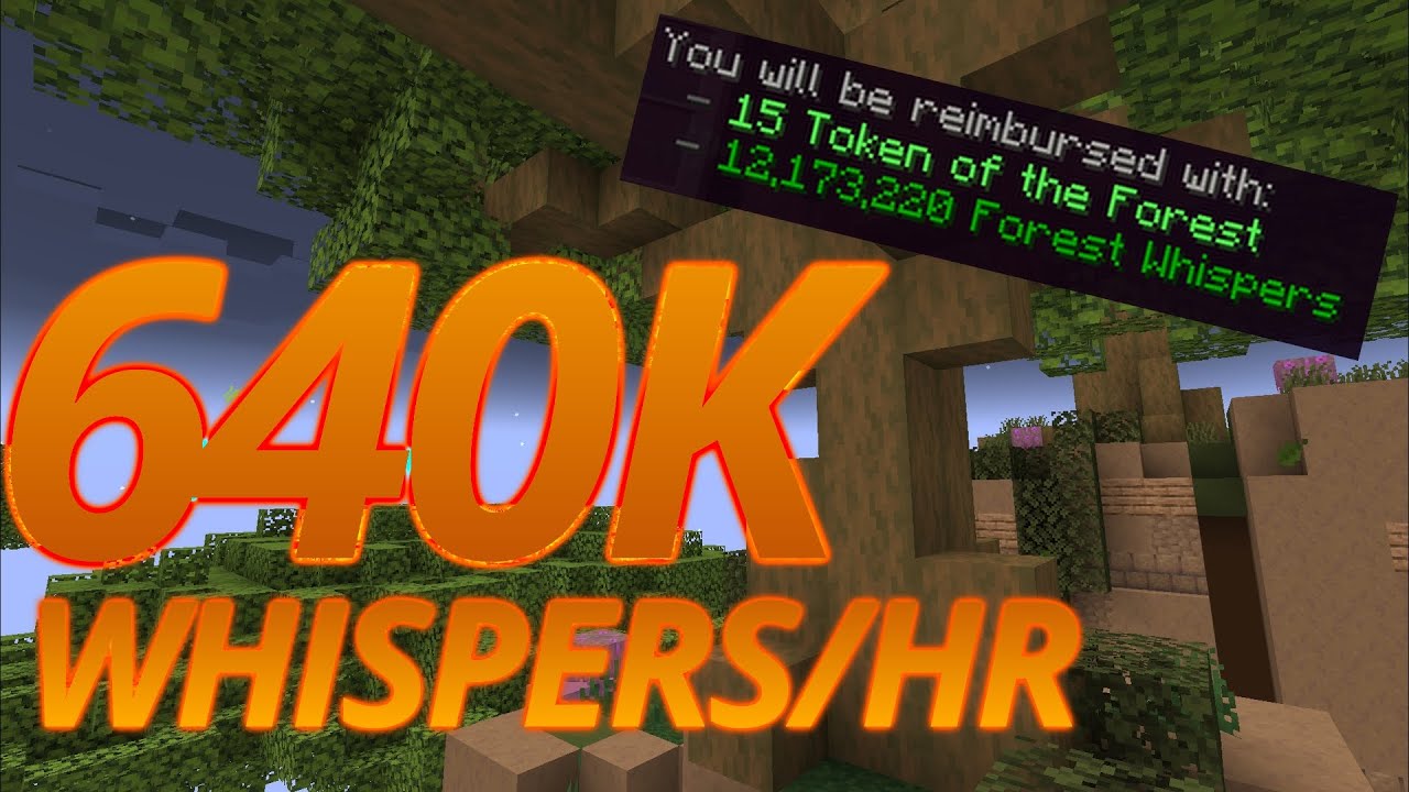 FOREST WHISPERS GUIDE -- Hypixel SkyBlock Foraging