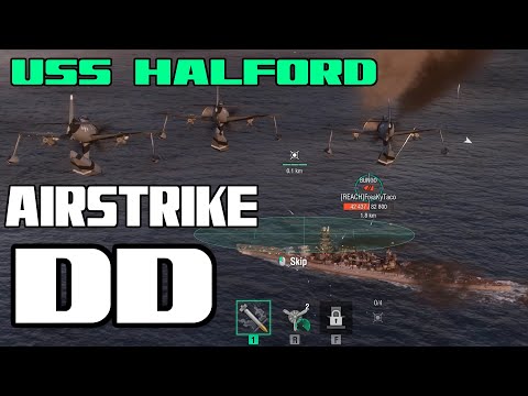 Halford try to safe a victory for the Team - World of Warships