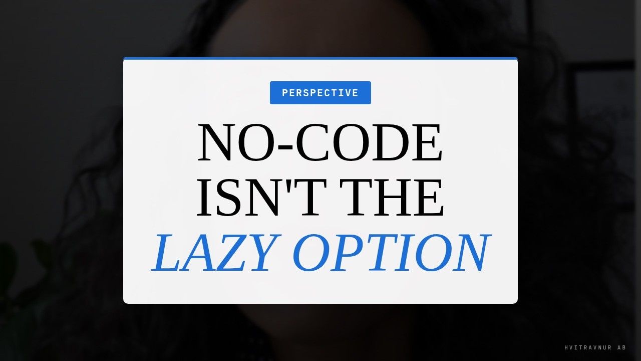 When to Use No-Code (And When to Actually Code)