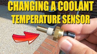 Changing a Coolant Temperature Sensor