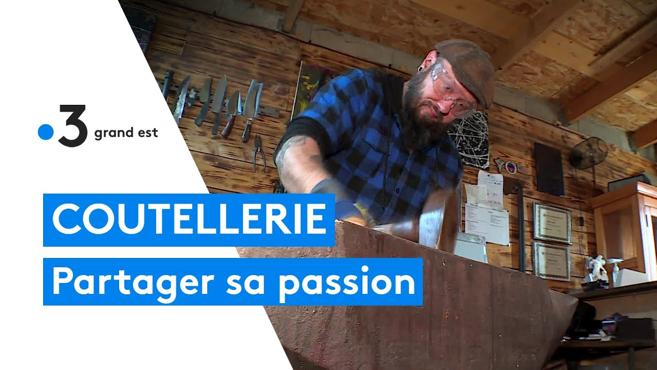 Artisanat : Nicolas Dartus, un coutelier-forgeron passionné