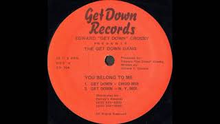 Edward "Get Down" Crosby ‎– You Belong To Me (N. Y. Mix)