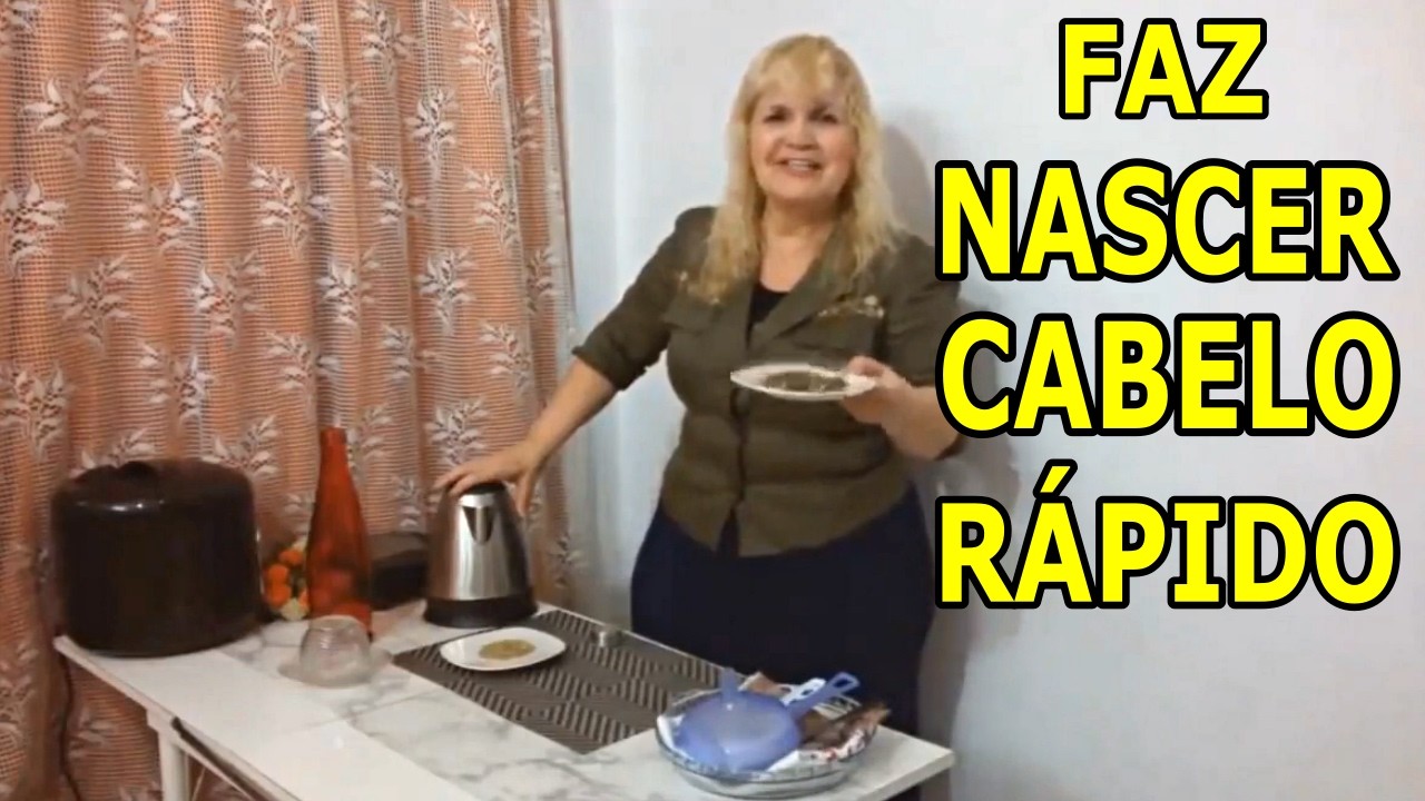 FAZ NASCER E CRESCER OS CABELOS RAPIDAMENTE #Remédio Caseiro 💖 MARILENE SARAH FIALHO