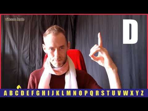 L'alphabet en LSF (la dactylologie)