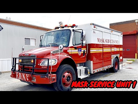 🌟 FLEET FRIDAY 🌟 FDNY MASK SERVICE UNIT 1 - SCOTT SCBA CYCLINDERS
