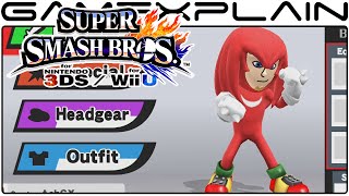NEW Costume Tour: Tails, Knuckles, Ashley, & More - Super Smash Bros for Wii U