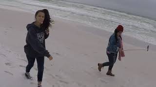 preview picture of video 'The girls taking a stroll on the beach in Destin Florida'