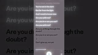 Are you with me, nilu- lyrics #music #song #spotify #lyrics