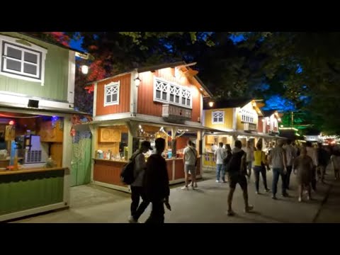 Hannover Maschsee Night Walking Tour | Maschsee Fest | Hannover, Germany 2022 | 4k
