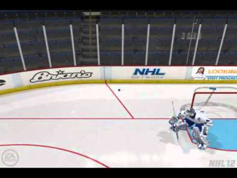 NHL 12 Dion Phaneuf Self Boards Pass 1-Timer Goal