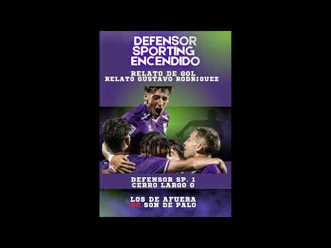 DEFENSOR SPORTING ENCENDIDO, Defensor Sp 1 Cerro Largo 0 Gustavo Rodriguez @losdeafueranosondepalo