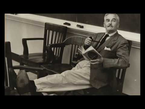 William Faulkner reads from As I Lay Dying
