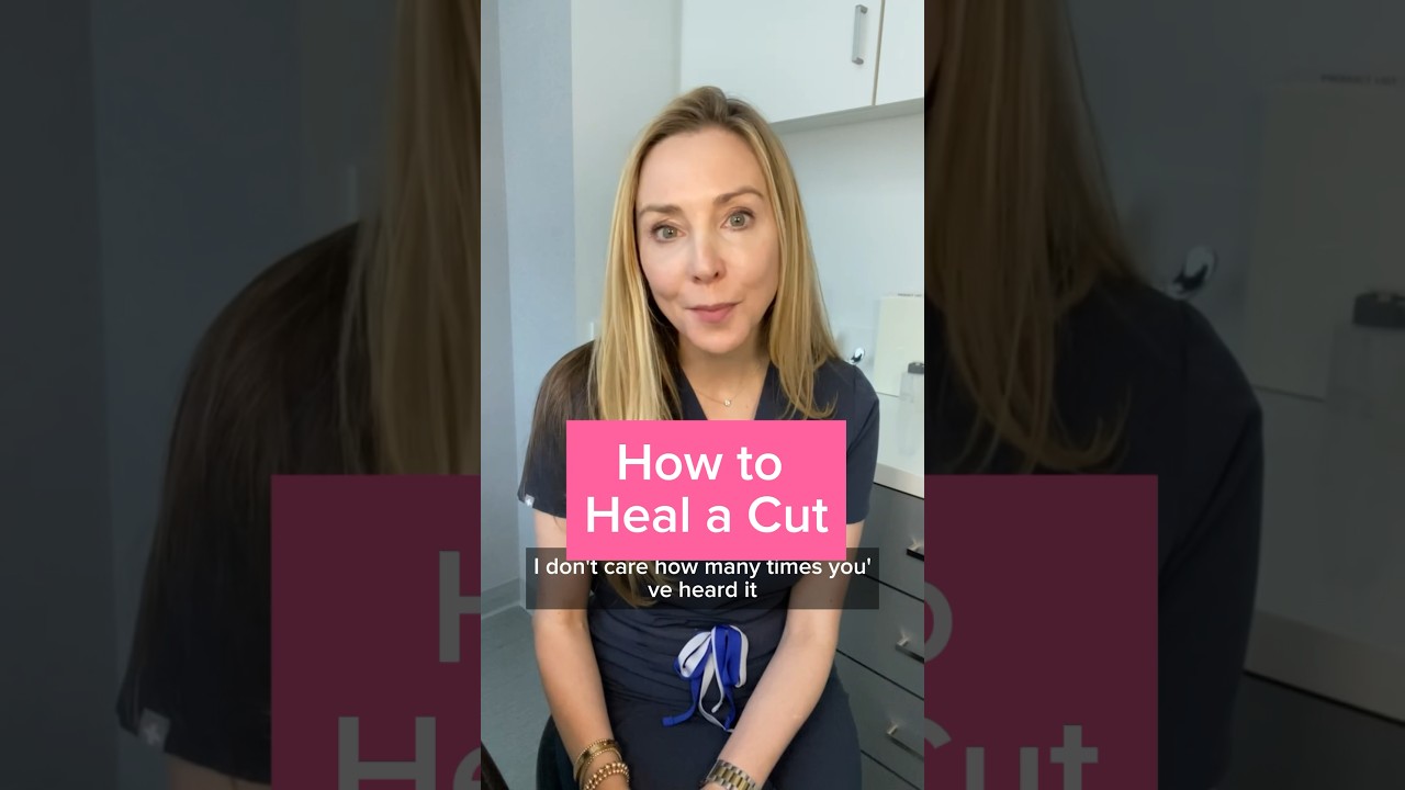 How to heal a cut like a dermatologist #dermatology  #ointment #woundhealing