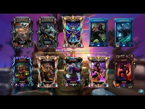 Paladins XBOX ONE - Aurora Furia Support Ranked Gameplay 29 On Shattered Desert Season 3