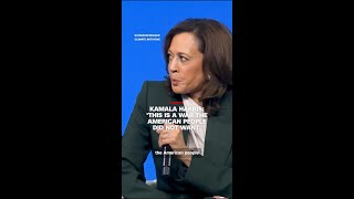 Kamala Harris tells CNN the American people did not want current war at Austrian climate summit