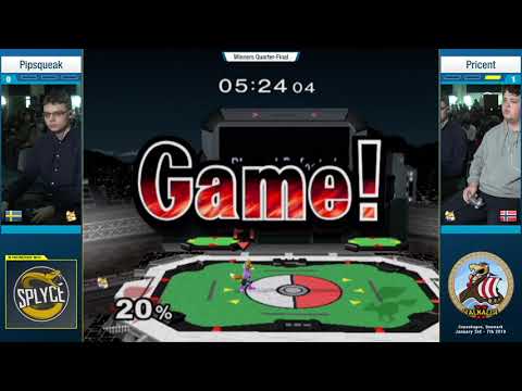 Valhalla II - Pipsqueak (Fox) Vs. Pricent (Fox, Marth) - Winners Quarters - Melee Singles