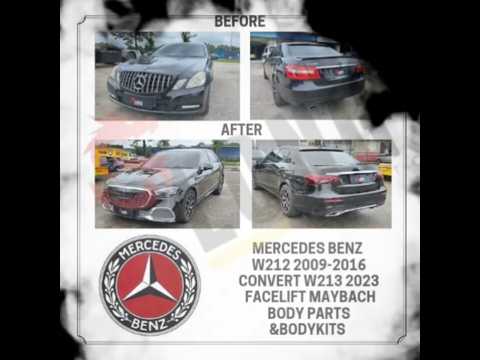 mercedes benz e class 2009-2016 w212 to w213 facelift  maybach bodykit body parts