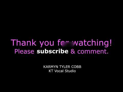🎵10 Minute Quick Warm-up for Upper Female Voices