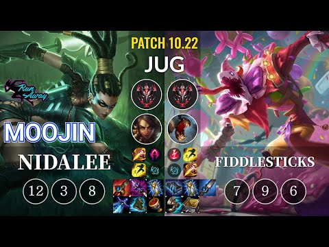 RNW Moojin Nidalee vs Fiddlesticks Jungle - KR Patch 10.22