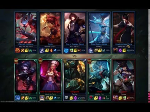 [May 18, 2016] PositiveEnergy(JellyBee) OCE S6 Ranked Diamond - Mid Zilean Vs Annie 1/3/9