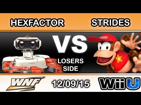 WNF S4E8 – Hexfactor (Diddy Kong) Vs. Strides (ROB) Losers Side - Smash Wii U
