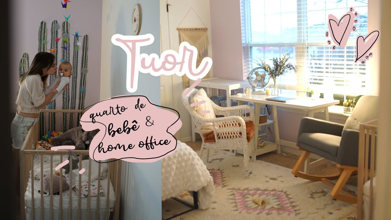 Multiuso: quartinho bebê, home office, e visita | TOUR