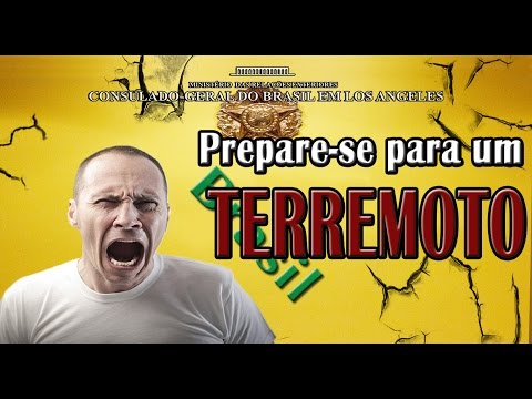 "PREPARAÇÃO PARA TERREMOTOS" Consulado do Brasil em Los Angeles. Palestra.