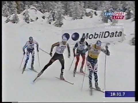 2005/06 combinata 7,5 km Lillehammer - Manninen, Lodwick, Ackermann