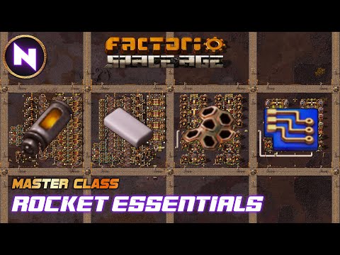 Rocket Essentials: Rocket Fuel/Low Density/Blue Circuit/Plastic | Factorio Space Age Master Class