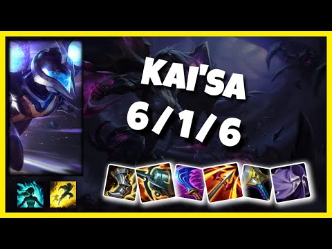 Kai'Sa vs Heimerdinger EU Challenger BOT (6/1/6) - v10.25