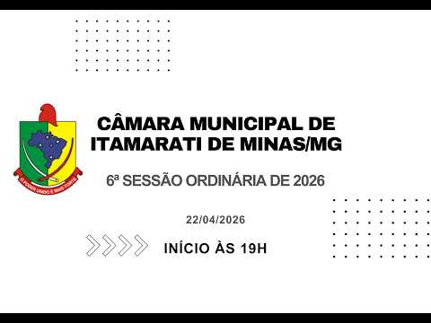 6ª Sessão Ordinária de 2026.