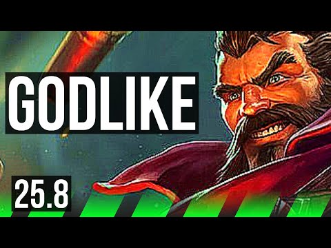 GRAVES vs VOLIBEAR (JGL) | 12/1/8, Godlike | EUW Grandmaster | 25.8