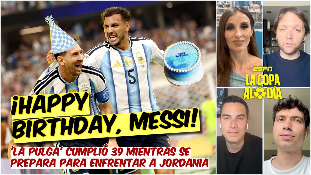 Messi VA A JUGAR ante Jordania. No VA A SER suplente porque QUIERE seguir ANOTANDO | La Copa al Día