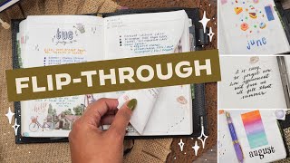 How I Maintained My Bujo-Style Planner During a Busy Summer ☀️ End of Summer Flip-Through + Chat