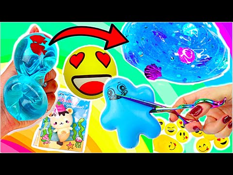 ANTI-STRESS SPIELZEUG ZERSCHNEIDEN und SLIME MACHEN I Fidgets, Schleim, Squishies I PatDIY